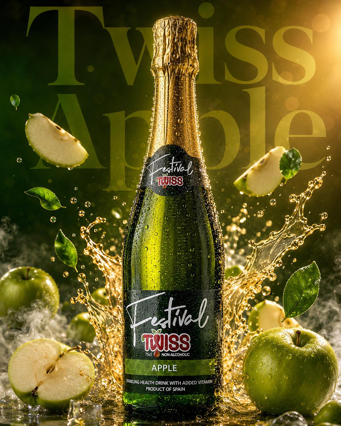 TWISS Festival Apple sparkling drink
